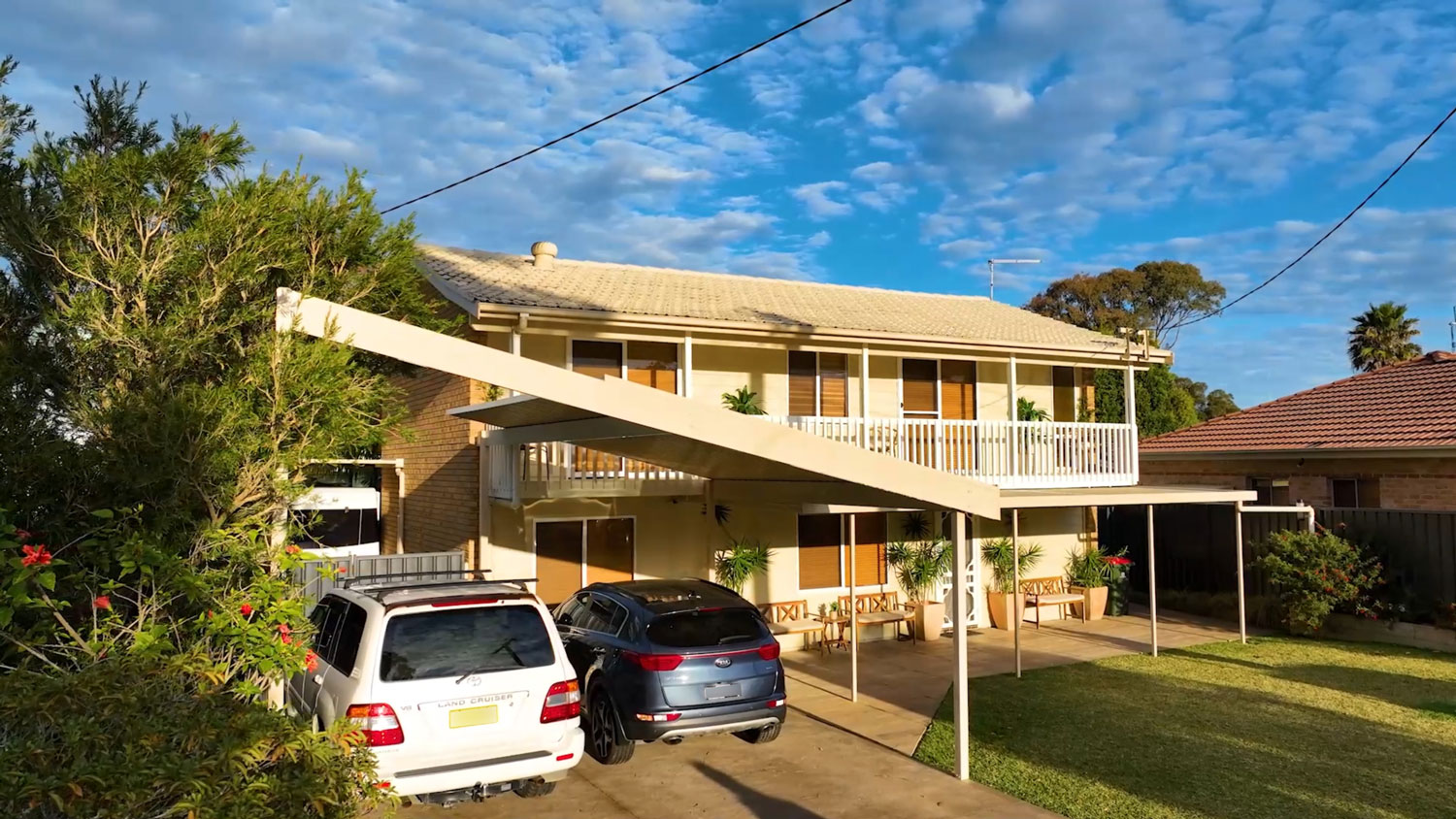 skillion roof carport