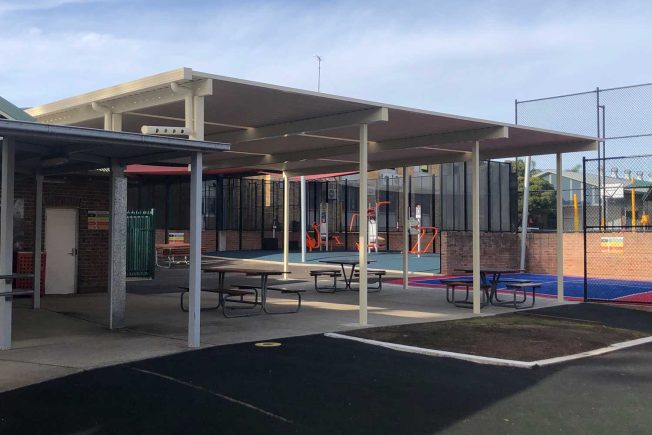 playground shelter for schools