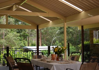 Clear Roof Panels Bring Light Into Your Outdoor Area